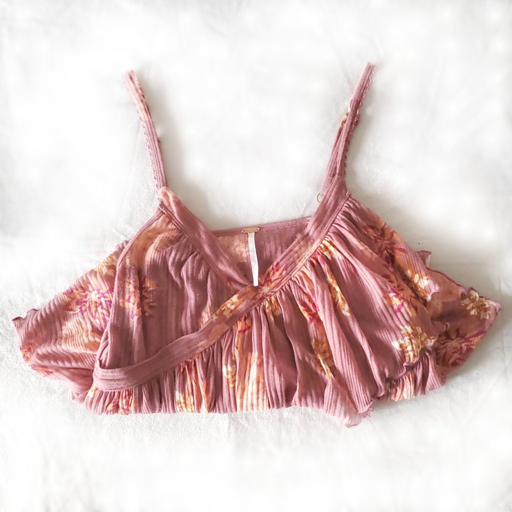 Free People Melbourne Ruffle Ribbed Tank - Picture 2 of 5